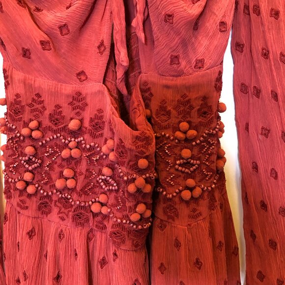 Free People Red Mini Dress - Picture 3 of 14